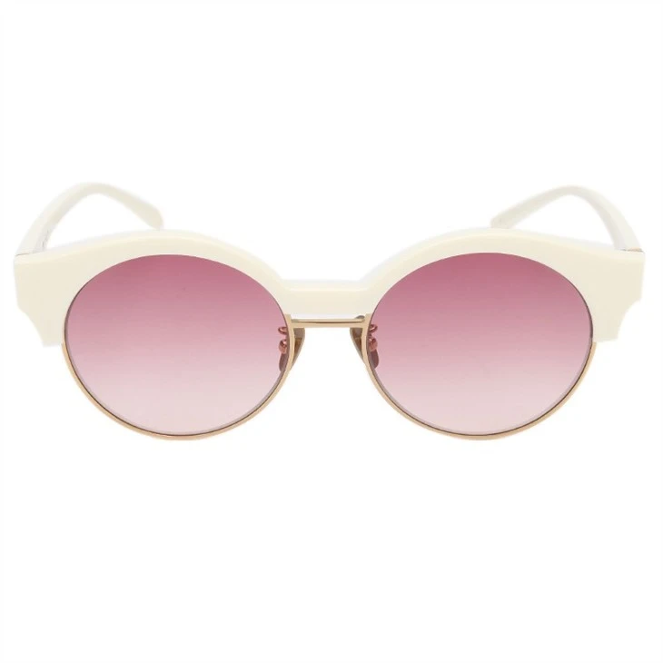 White sunglasses for round face (2)