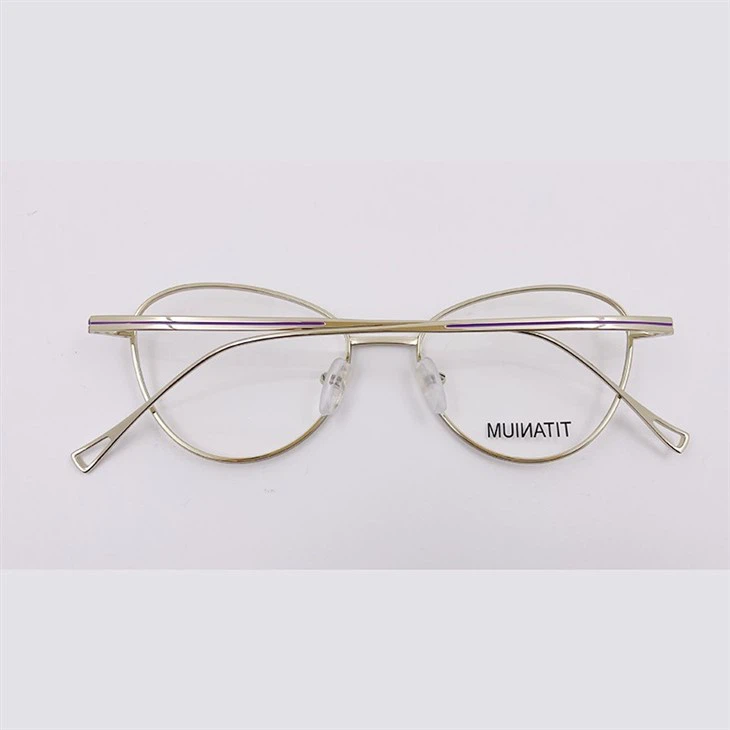 Titanium Eyeglasses Frames Cat Eye