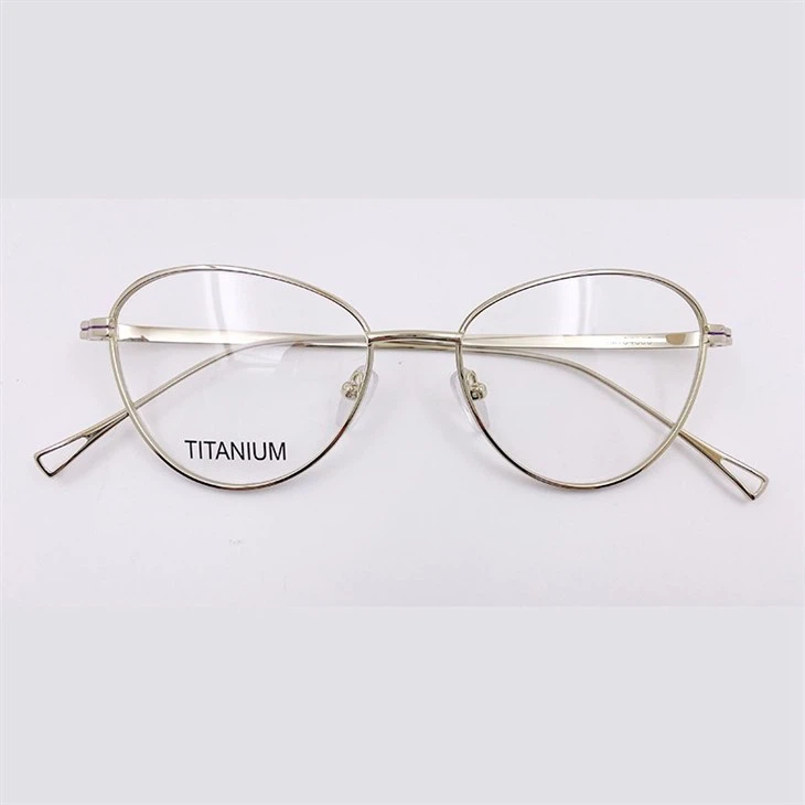 Titanium Eyeglasses Frames Cat Eye